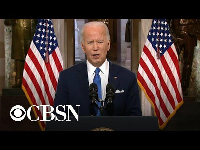 Biden addresses nation one year after January 6 Capitol riot: Special Report