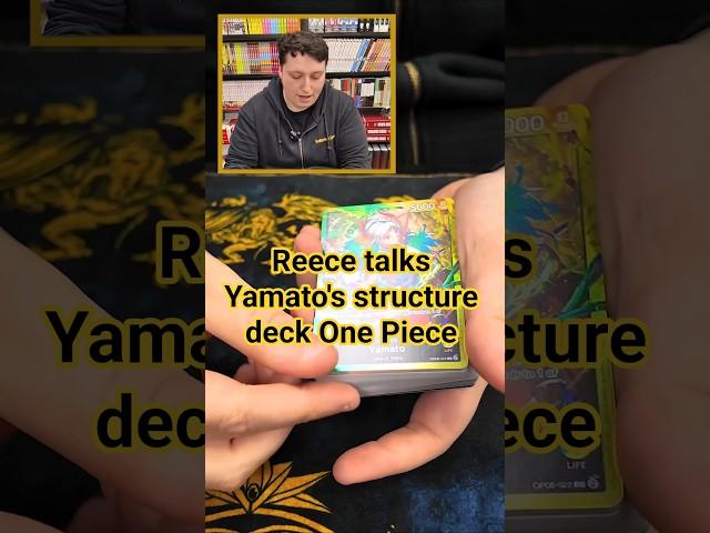 Brotherhood Reece talks ONE PIECE YAMATO Structure Deck! #onepiece #tcg #anime #yt #shorts #deck