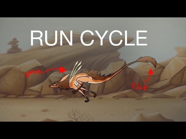 Furry Run Cycle (You will never catch them)