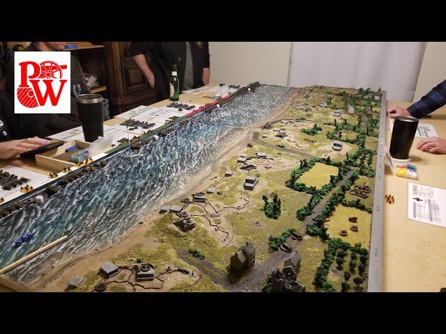 6mm D-Day Game-6 player 8 foot table