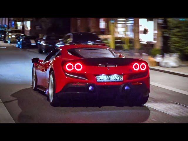 Novitec Ferrari F8 Tributo - Accelerations and Loud Exhaust Sounds in London!!!