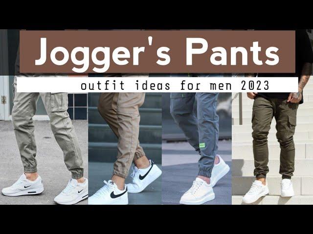 Joggers Outfit Men's in 2023 | jogger pants outfit ideas for men