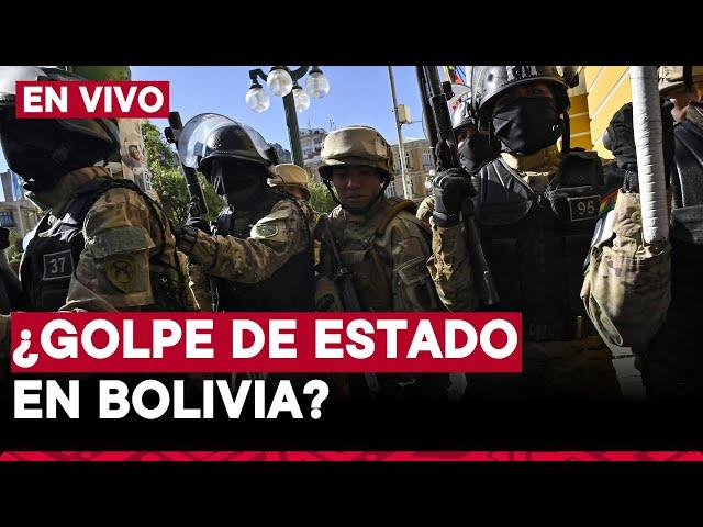 Bolivia EN VIVO: Intento de golpe de Estado I TVPerú Noticias Tarde, 26 de junio