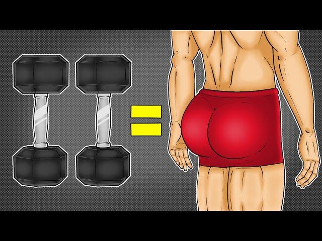 The ONLY 3 Dumbbell Glute Exercises You Need (Bigger Butt)