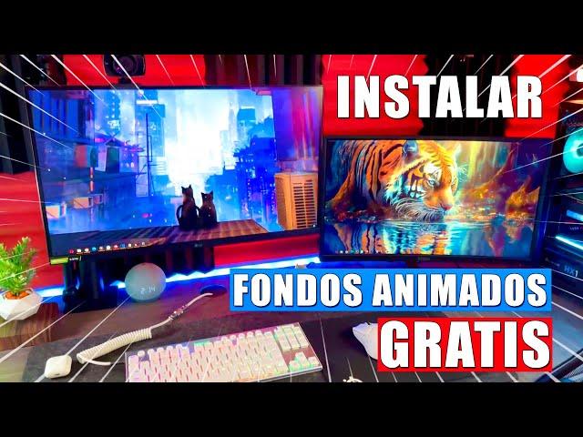 Cómo Instalar FONDOS ANIMADOS Gratis en Windows  WALLPAPERS ANIMADOS