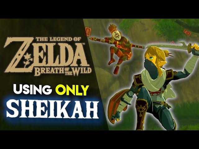 Can you BEAT Breath of the Wild using ONLY Sheikah Gear??