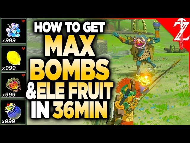 How to Get MAX BOMB & ELEMENTAL FRUIT in Tears of the Kingdom