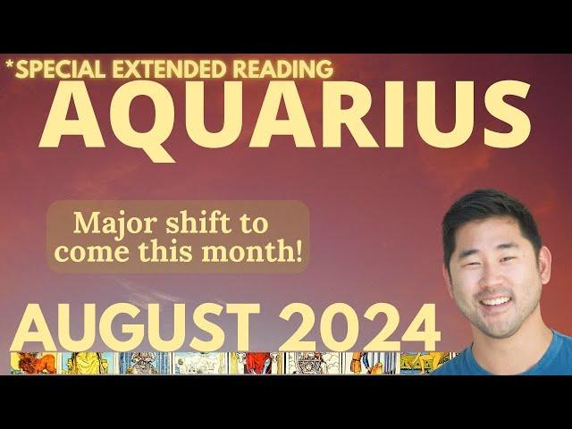 Aquarius  August 2024 - EPIC NEW JOURNEY AWAITS, AQUARIUS!Tarot Horoscope️