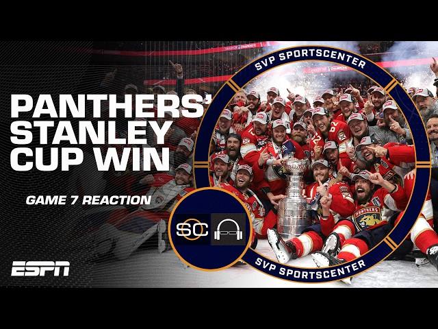 Reacting to the Florida Panthers' Game 7 win to claim the Stanley Cup vs. the Oilers  | SC with SVP