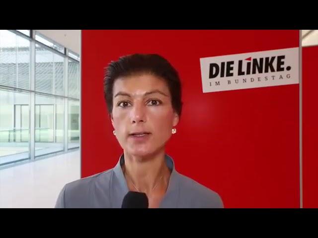 Gutes Statement der Sarah Wagenknecht