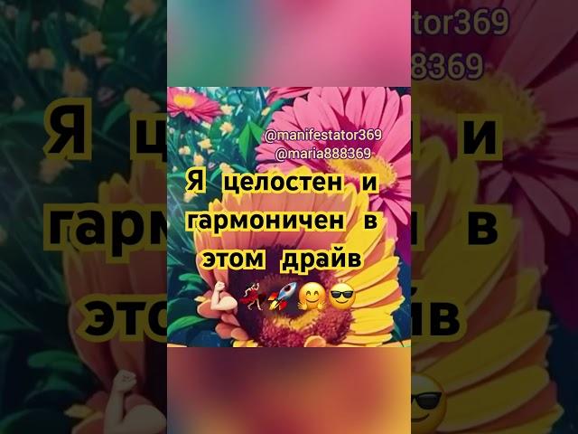 Я целостен и гармоничен в этом драйв. Я ТЫОРЕЦ. КОДЫ АКТИВАЦИИ. 4D. #аффирмации #квантовоеполе