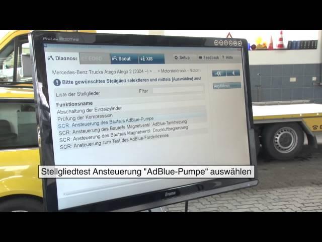 Fehler in der Motorelektronik beheben Fahrzeug Diagnose LKW