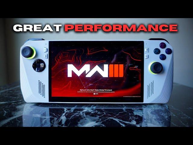 Modern Warfare 3 RUNS GREAT on the Asus ROG Ally! - Campaign Gameplay and Performance Review