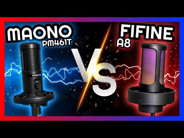 Fifine Ampligame A8 vs Maono PM461T | Battle Of The Budget Microphones