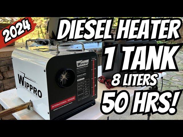 This Changes Everything Again! 2024 WIPPRO Diesel Heater - CRAZY Fuel efficiency and Super Quiet!