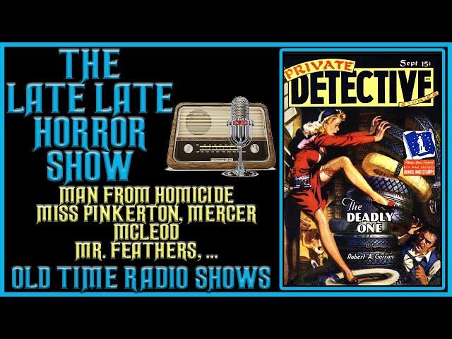 Man From Homicide Detective Compilation Rare Mix Bag Old Time Radio Shows All Night Long