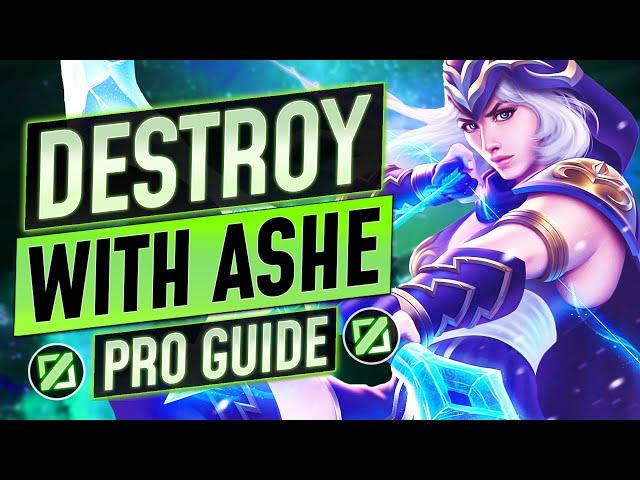 The FULL GUIDE to ASHE - Tricks, Matchups, Laning, Builds and Tips - LoL ADC Guide