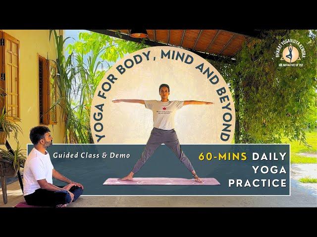 60 Min Yoga Class for Beginner to Advanced | Yoga for Whole Body, Mind and Beyond | Home Practice