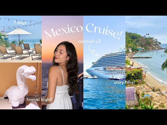 MEXICO CRUISE VLOG!️ carnival 7 day cruise, puerto vallarta, mazatlan, cabo san lucas