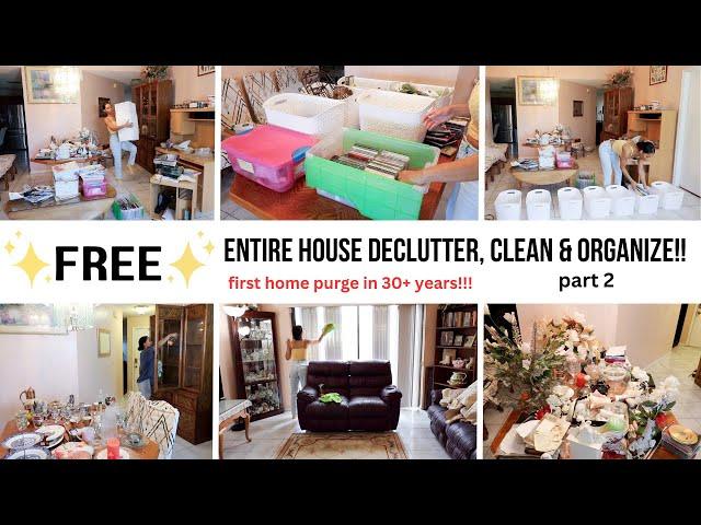 *FREE* WHOLE HOUSE DECLUTTER, CLEAN & ORGANIZE // WHOLE HOUSE TRANSFORMATION //Jessica Tull cleaning