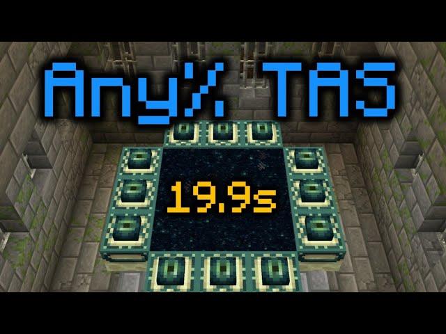 Minecraft Beaten in 20 Seconds | TAS Any% Set Seed