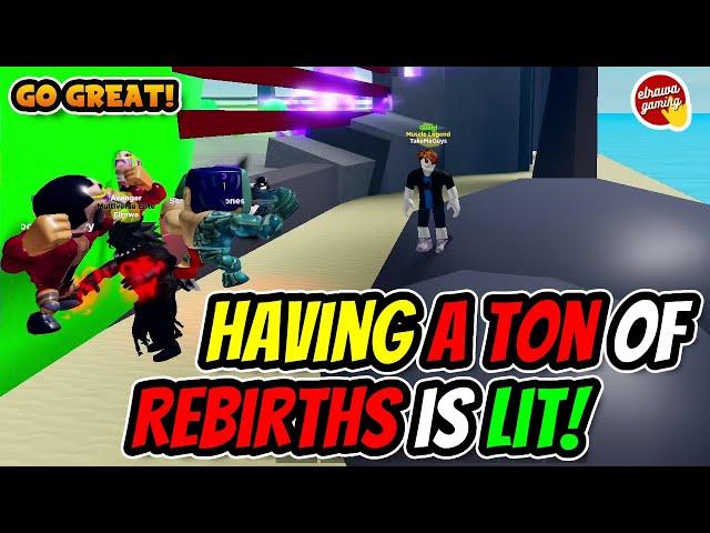 Noob to Pro with 18980 rebirths!  | Roblox Muscle Legends