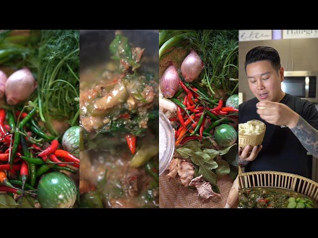 LAO STEW AW KA DOOK SEEN MOO | FULL STEP BY STEP RECIPE | OM SEEN MOO |