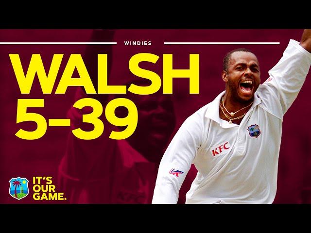 One of The Greats! | Courtney Walsh Takes 5-39 vs Australia | Windies Cricket