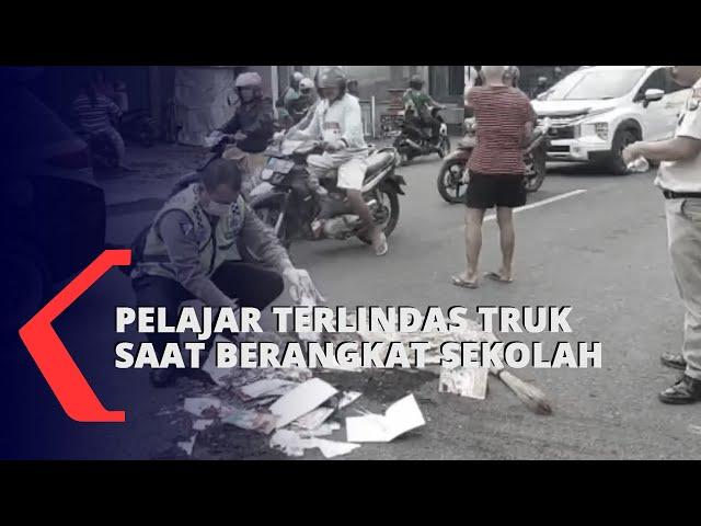 Pelajar SMA Tewas Terlindas Truk Saat Berangkat Sekolah