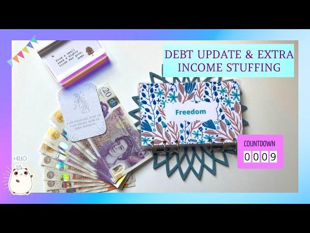 April Debt Update | Extra Income Stuffing | UK Cash Stuffing | Budgeting | Debt Journey