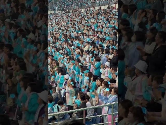 이 열기를 보라! 대전월드컵경기장 임영웅-기성용 자설축구대회