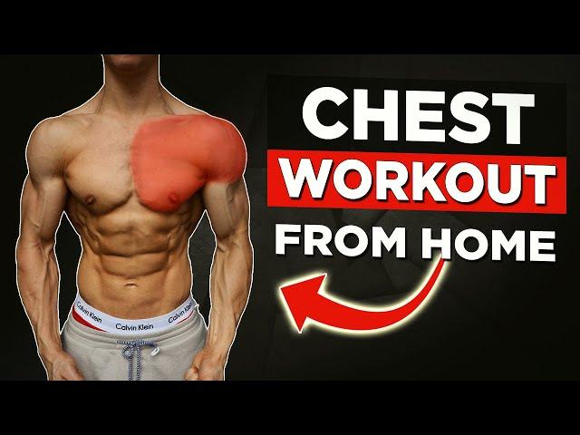 10 MIN HOME CHEST & SHOULDERS WORKOUT (NO EQUIPMENT BODYWEIGHT WORKOUT!)