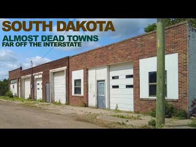 Almost DEAD Towns In Rural SOUTH DAKOTA - Far Off The Interstate