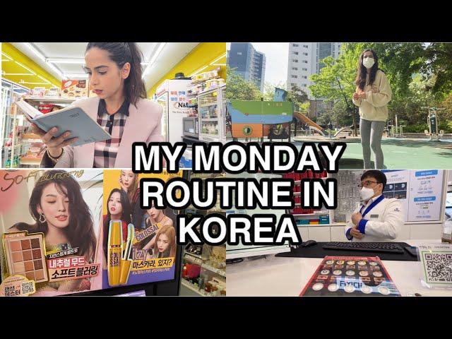  MONDAY ROUTINE IN KOREA | makeup shopping vlog