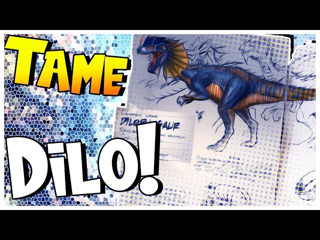 How To Tame A Dilophosaurus Ark: Survival Evolved - Beginners Guide - Dilo 101