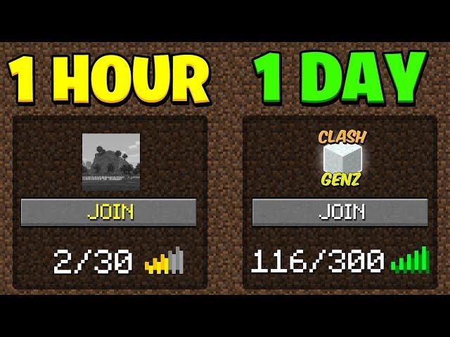 Making A Minehut Server In 1 DAY...