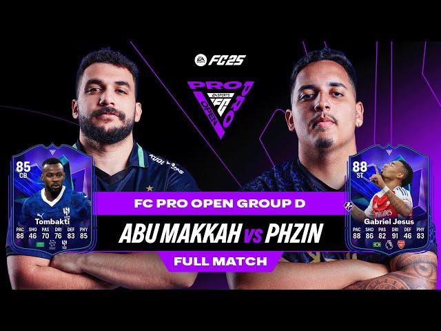 World Number 1 v FC Pro Open Champion! | Abu Makkah v PHzin | FC Pro Open | Full Match