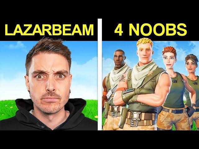 Can 4 Fortnite Noobs Beat LazarBeam...