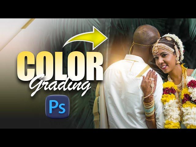 Color grading of any color in photoshop | Wedding photos color grading