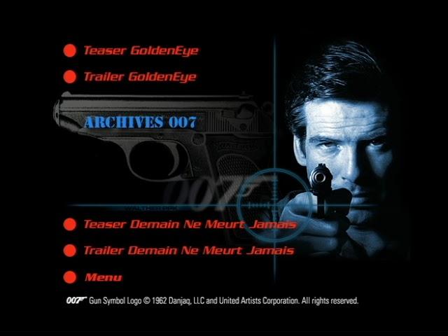 DVDvision menus DVD HS 1 James Bond 007 The World Is Not Enough official movie magazine