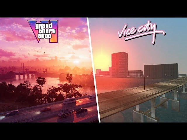 GTA VI vs GTA VICE CITY #gta #gtaonline