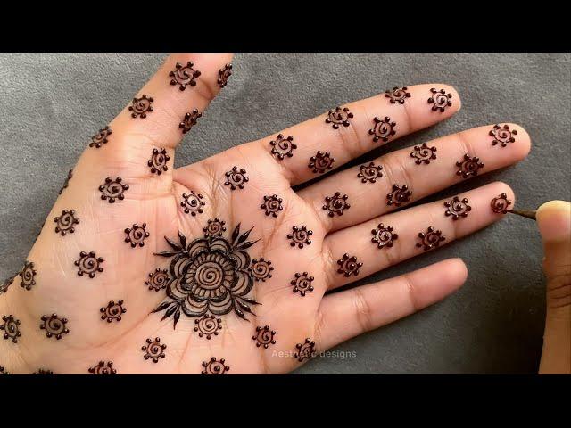 Aesthetic mehndi designs for fronthand | simple mehndi design | minimalist mehndi | mehndi | mehendi