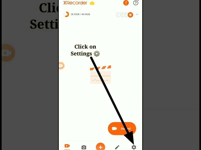 Xrecorder Screen Recorder Audio Setting , Internal Audio , Microphone , Noise Cancellation #shorts