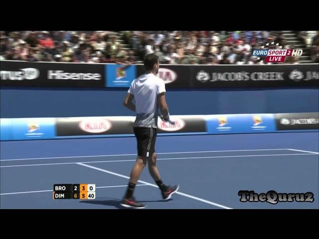 Australian Open 2015 R1 Grigor Dimitrov vs Dustin Brown