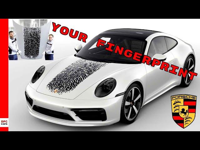 Porsche 911 992 With Your Fingerprint On The Hood