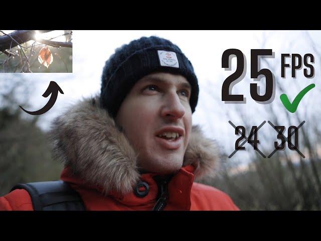 Shoot & edit in 25fps?!  Here's Why...