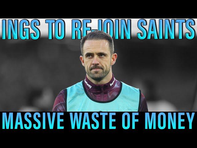 Danny Ings to leave West Ham and re-join Southampton for a massive transfer loss