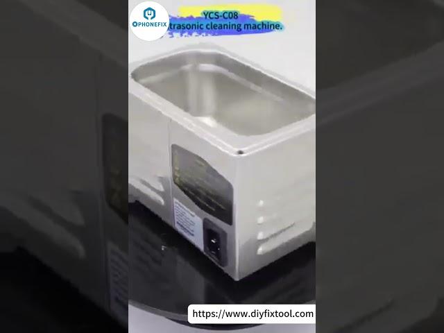 YCS-C08 0.8L Ultrasonic Cleaner For Deep Cleaning Of Electronic Components