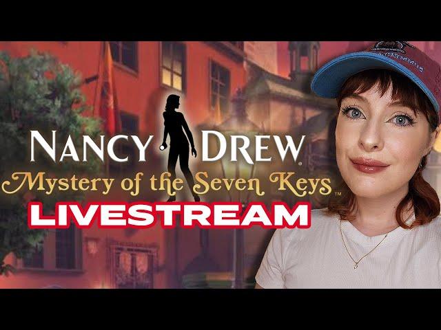 Livestreaming Mystery of the Seven Keys! #NancyDrew #MysteryoftheSevenKeys #HeRInteractive