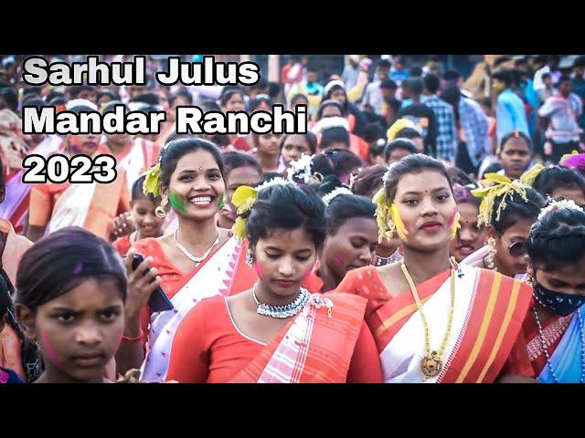 Sarhul Festival Mandar Ranchi 2023,Asian Tribes Ranchi Jharkhand,Nagpuri Traditional Dance